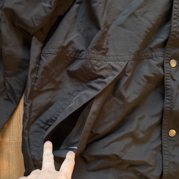 Goodfellow & Co. Men's Windbreaker Rain Jacket Water Resistant Black Large - Picture 4 of 9